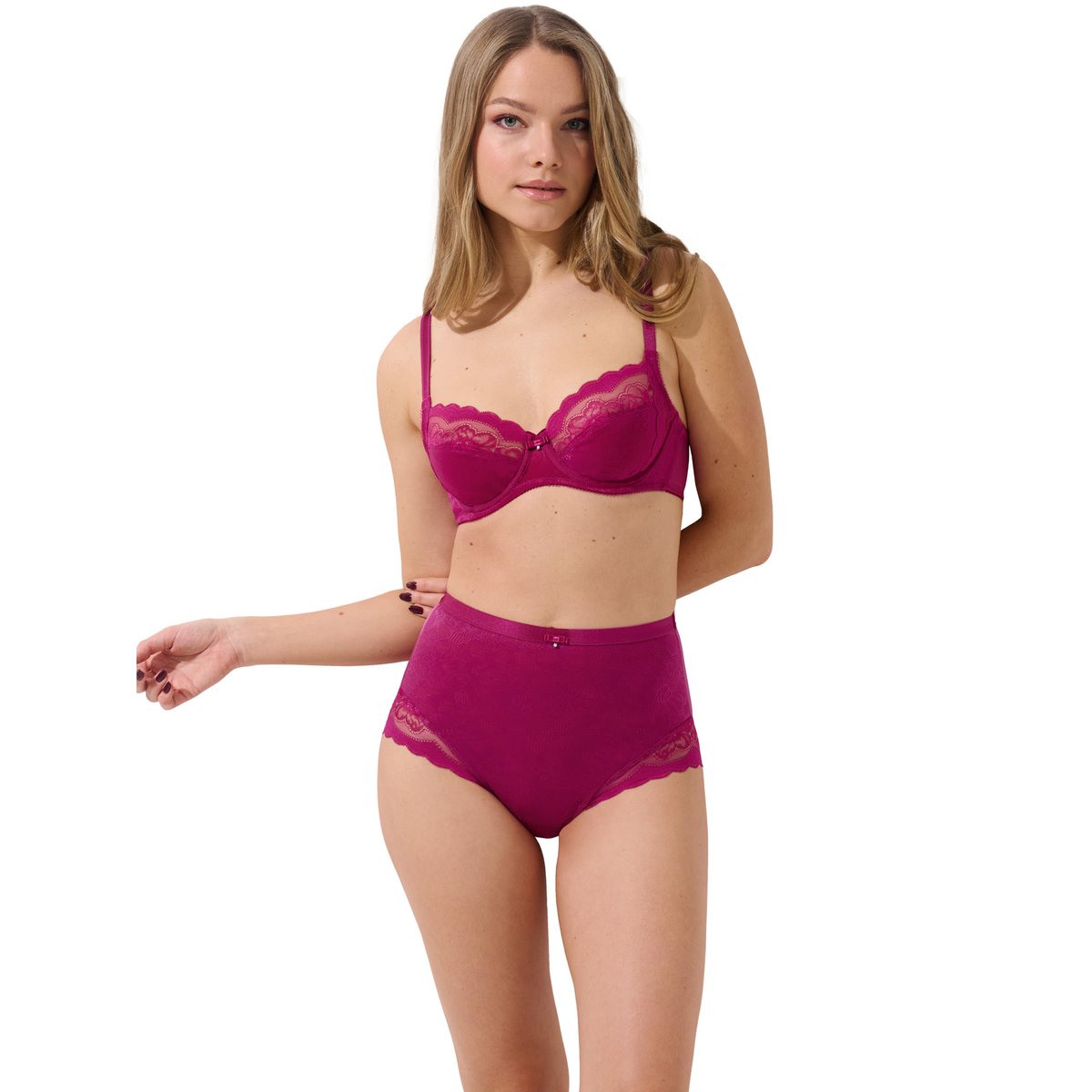 Soutien-gorge armaturé EVELYN F, G magenta, LISCA