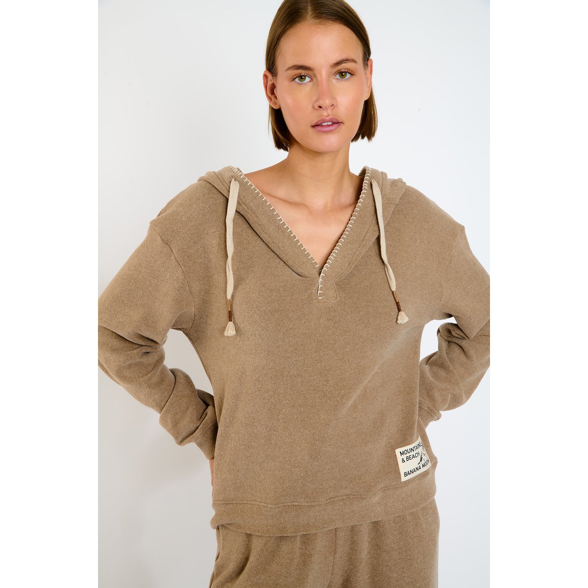 Sweatshirt Fony - COZYDREAM taupe, BANANA MOON