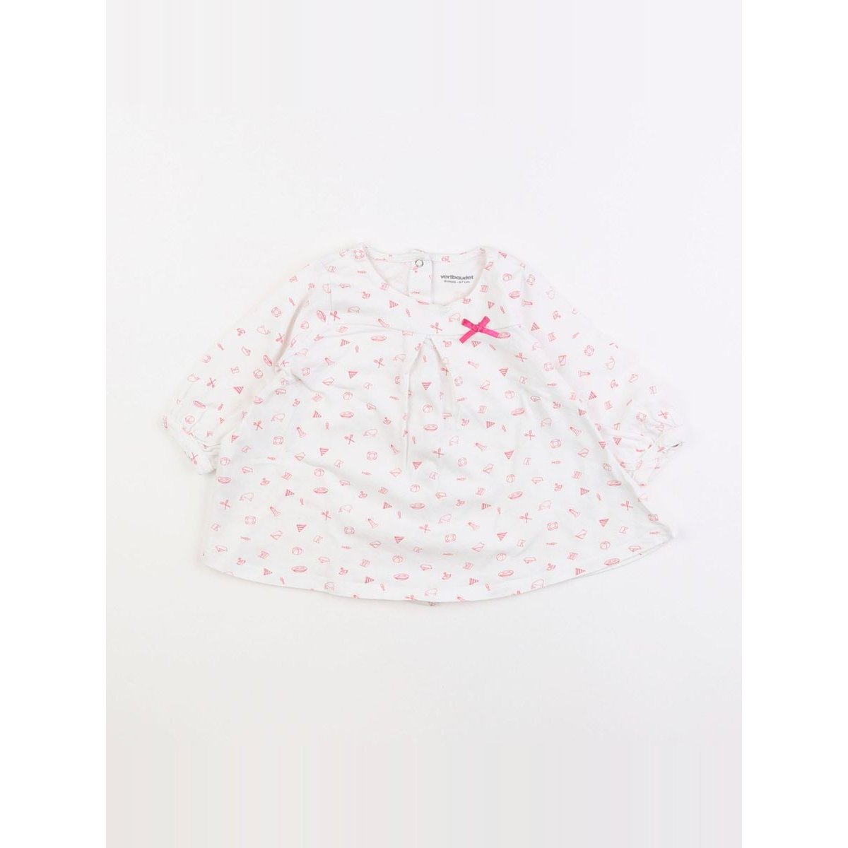 Robe - Très bon état blanc, VERTBAUDET