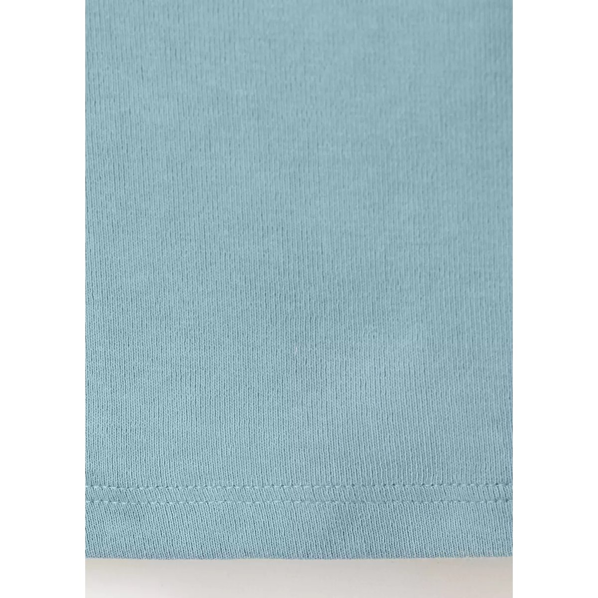Top dos-nu avec détails brodés turquoise, MANGO TEEN