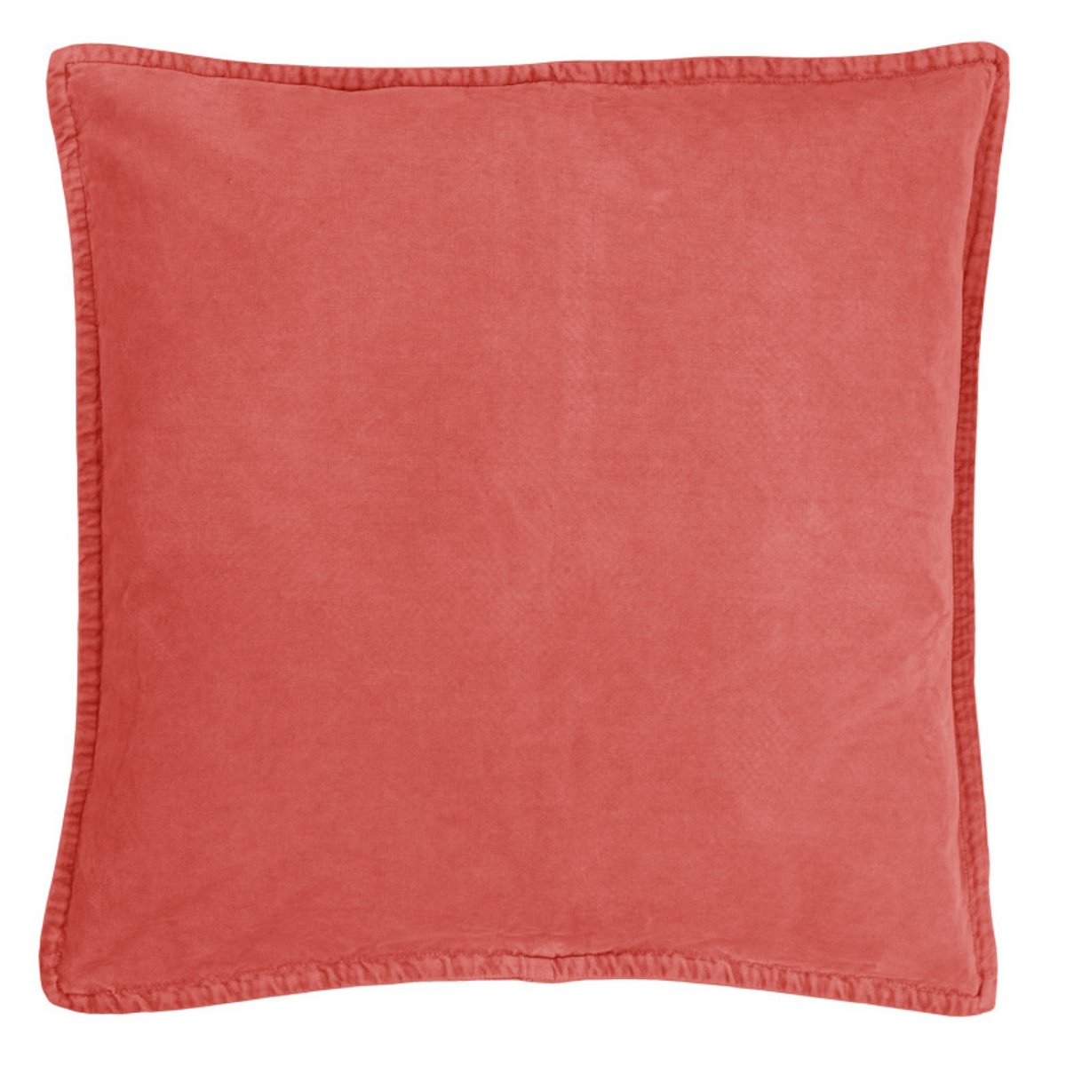 Housse de coussin velours rose corail, IB LAURSEN