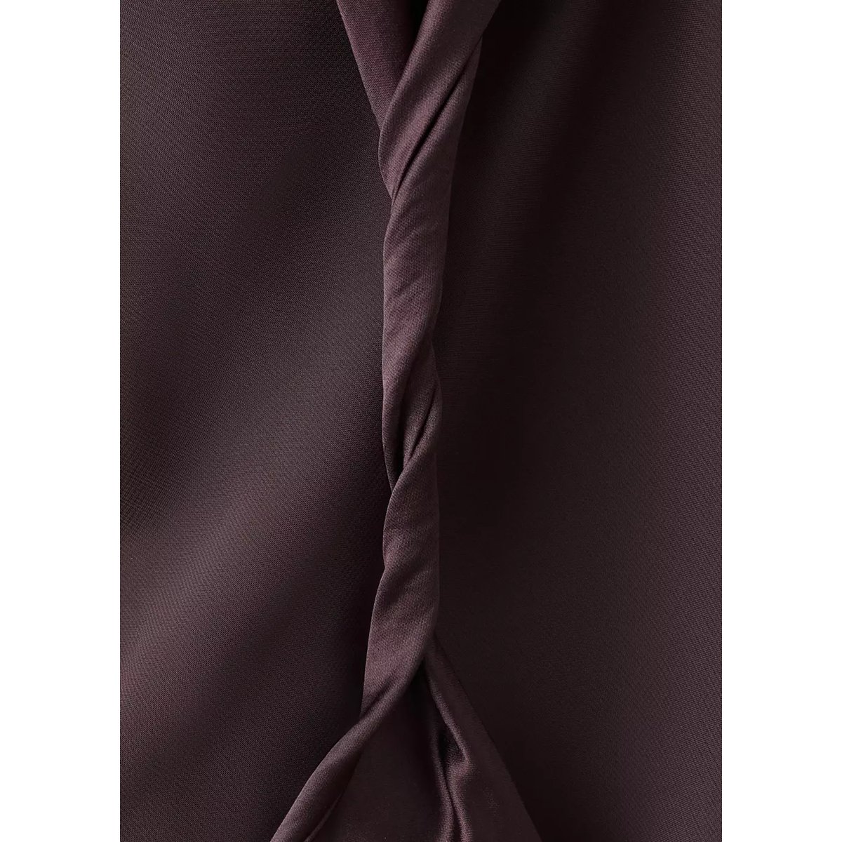 Robe satinée à détails sur le dos chocolat, MANGO
