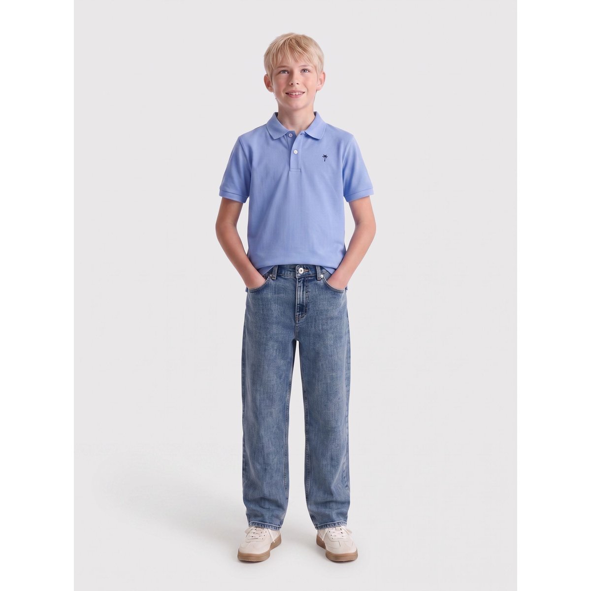 Jean À Coupe Ample smoke blue, ONLY & SONS JUNIOR