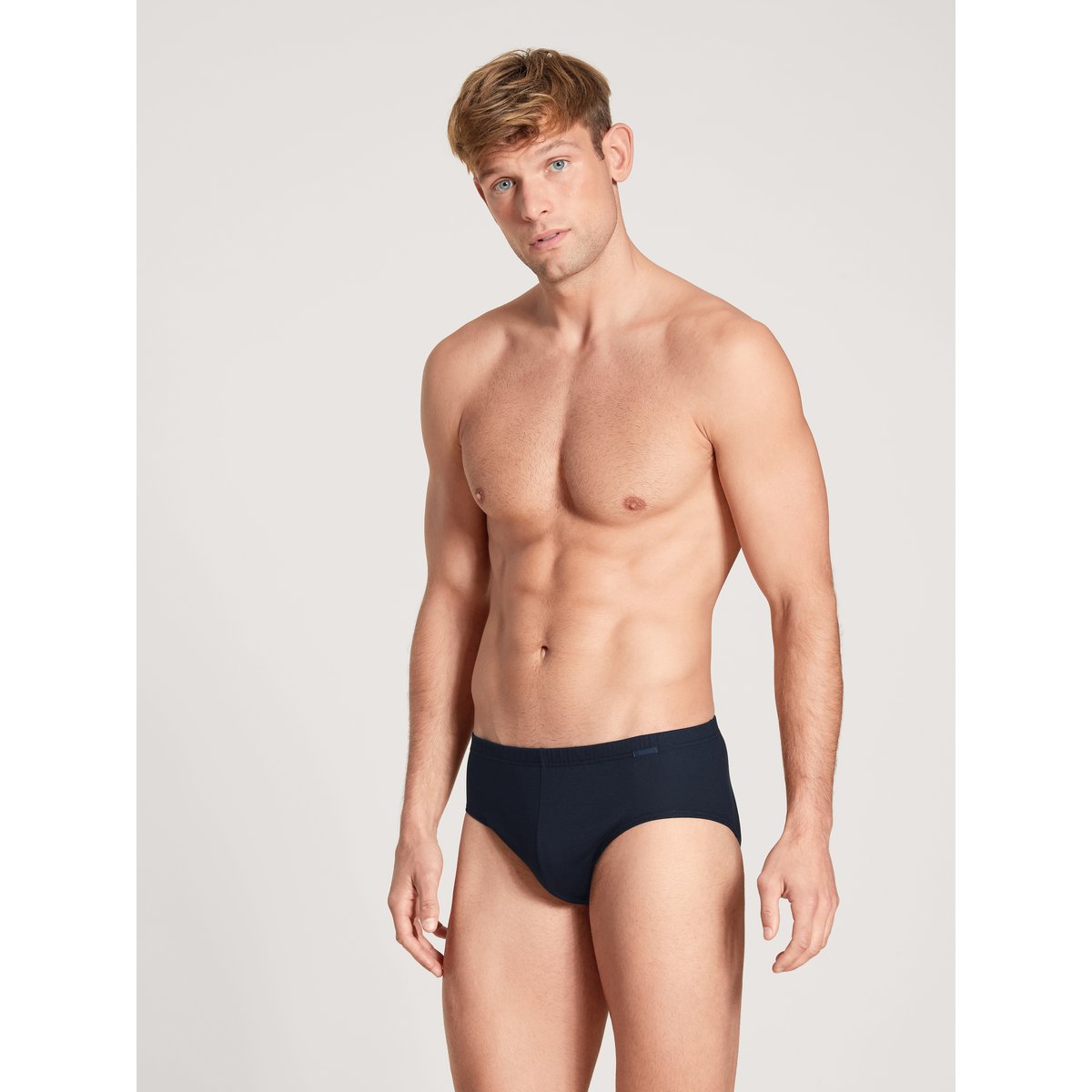 Slip, pack avantage Coton PRINTS BENEFIT brouillard, CALIDA