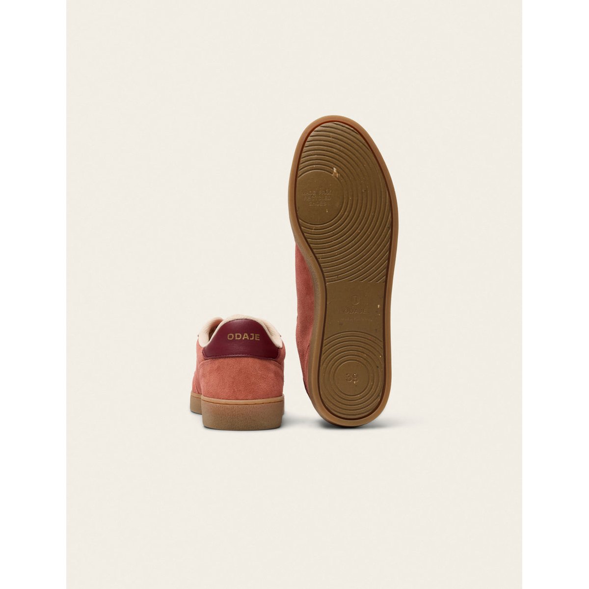 Baskets LUCIA rose bordeaux, ODAJE