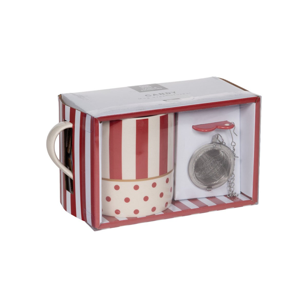 Mug avec infuseur Candy 35 cl - CANDY rouge, TABLE PASSION
