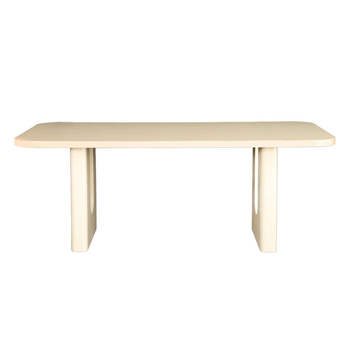 Table à manger finition mat 8 places SIA crème, SWEEEK