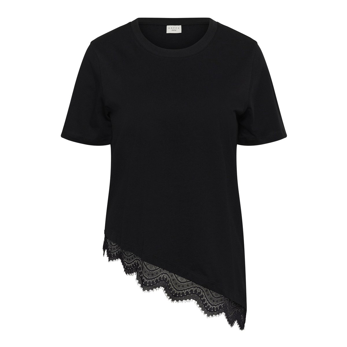 T-shirt à manches courtes noir black deep, KAFFE CURVE