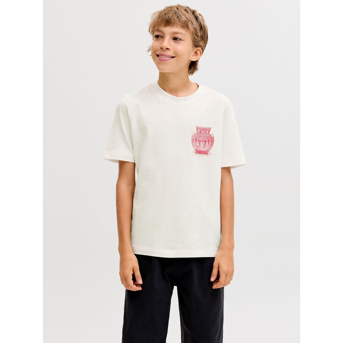 T-Shirt cloud dancer, JACK & JONES JUNIOR