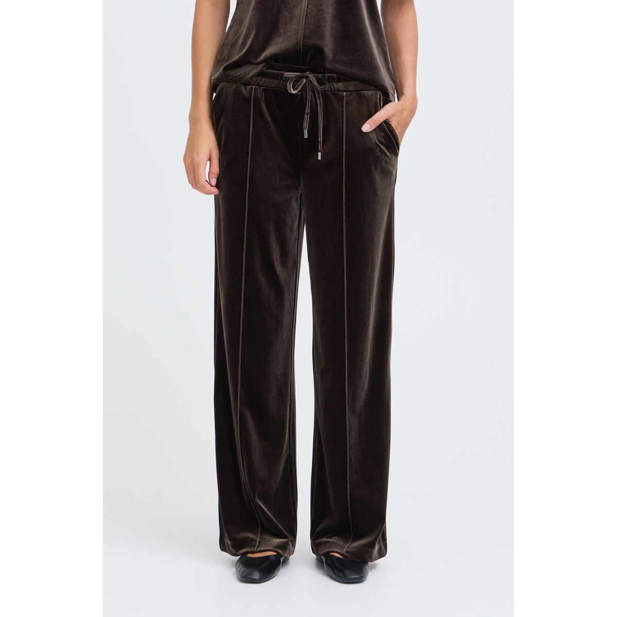 Pantalon décontracté marron java, B.YOUNG
