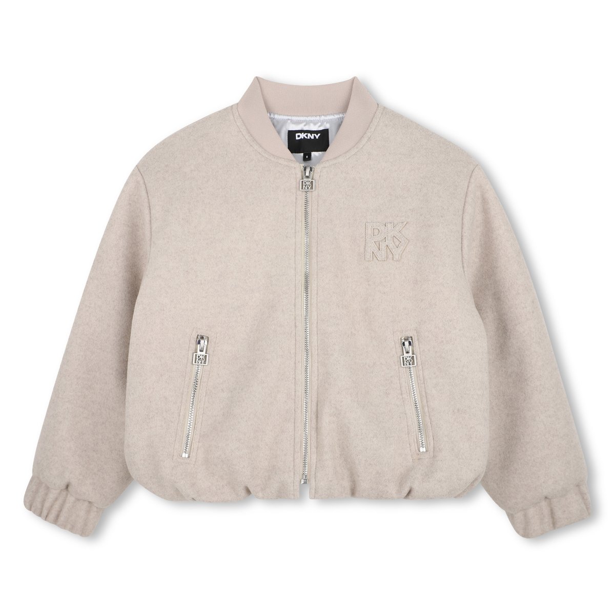 Blouson siglé beige chine, DKNY