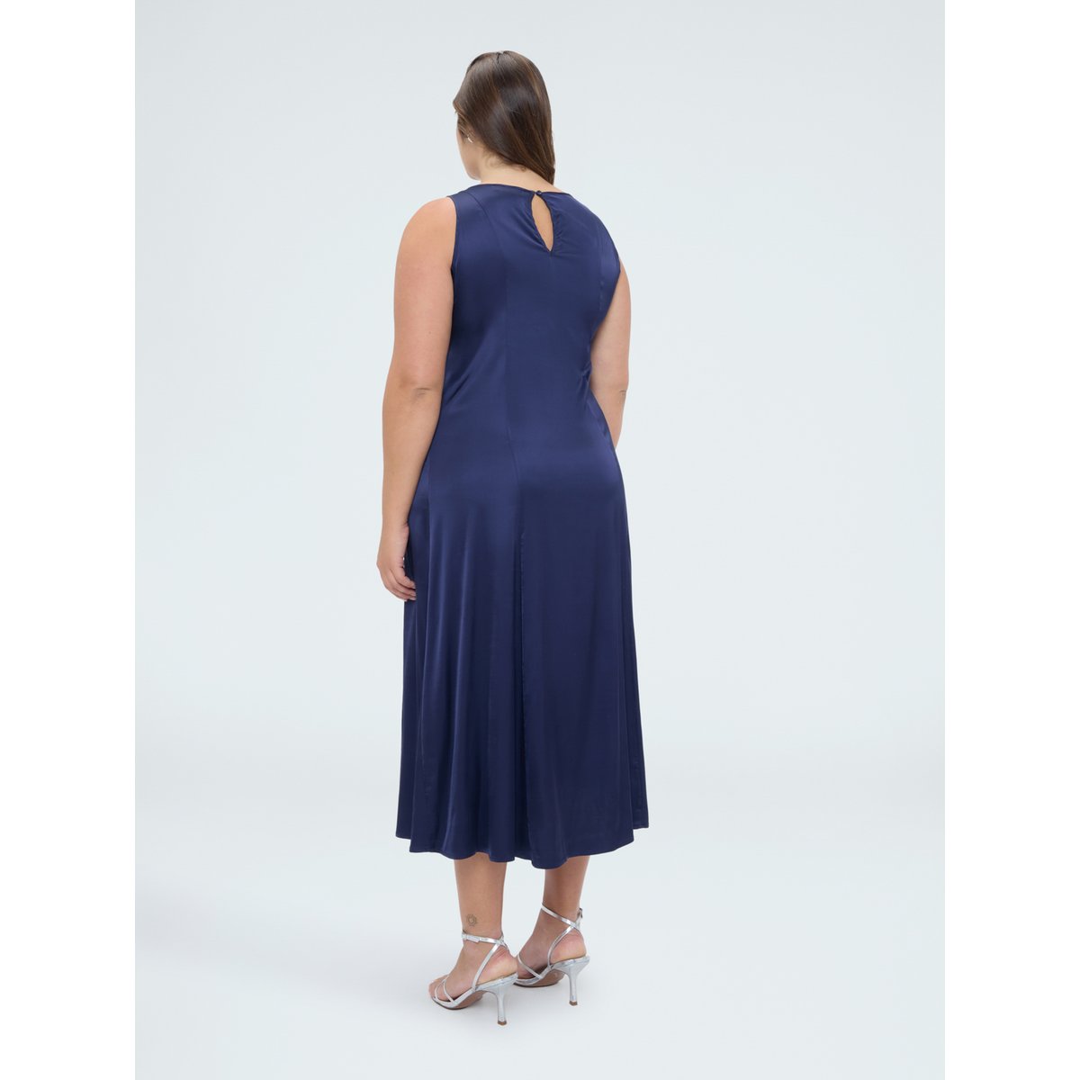 Robe longue sans manches bleu, FIORELLA RUBINO