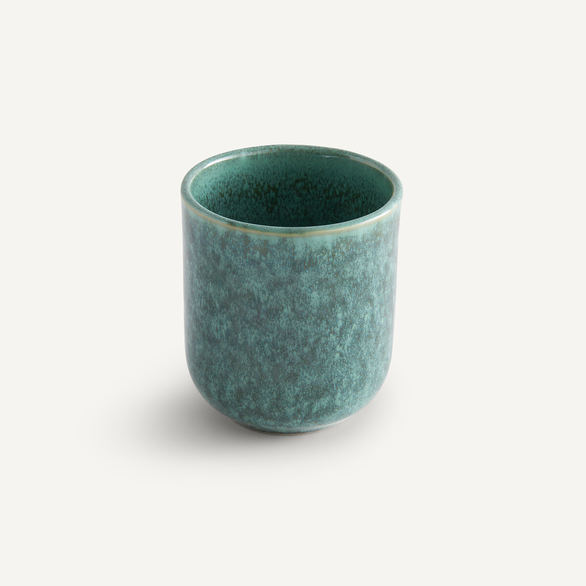 Lot de 4 tasses en grès émaillé, Dorna vert turquoise, AM.PM