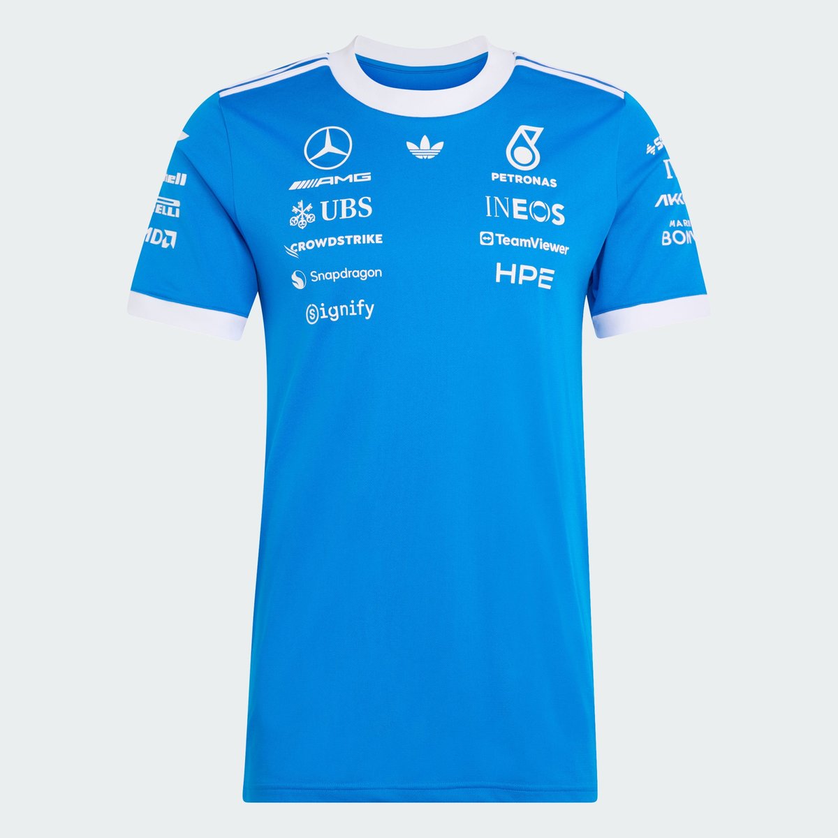 Maillot Pilote Mercedes - Amg Petronas Formula 1 Team Blue Wonder Maillot Pilote Mercedes - Amg Petronas Formula 1 Team Blue Wonder blue bird / white, adidas Performance