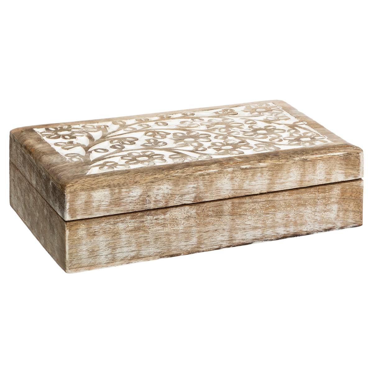 Set de 2 boîtes déco RITUAL beige, ATMOSPHERA
