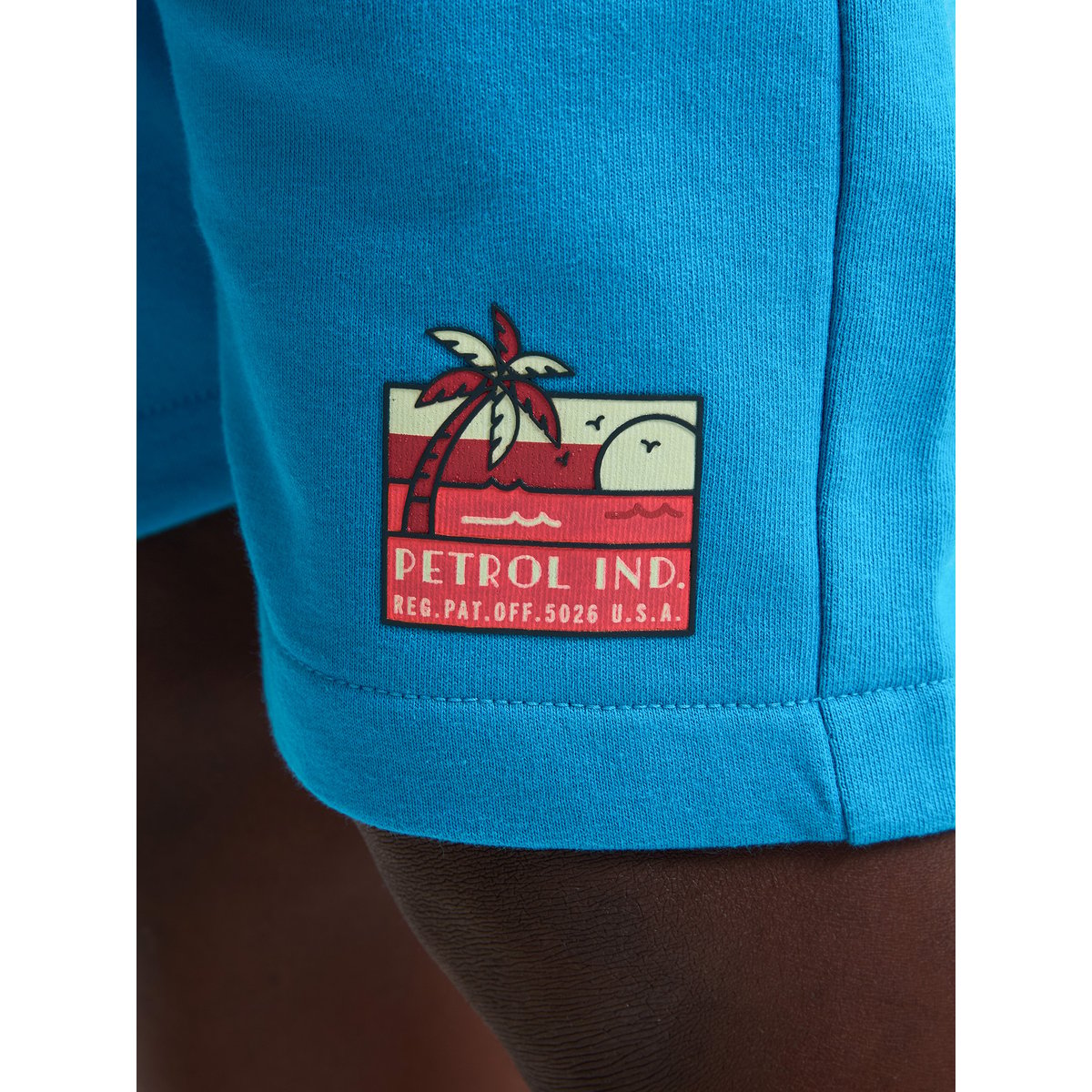 Short de jogging sapphire bleu dark aqua, PETROL INDUSTRIES