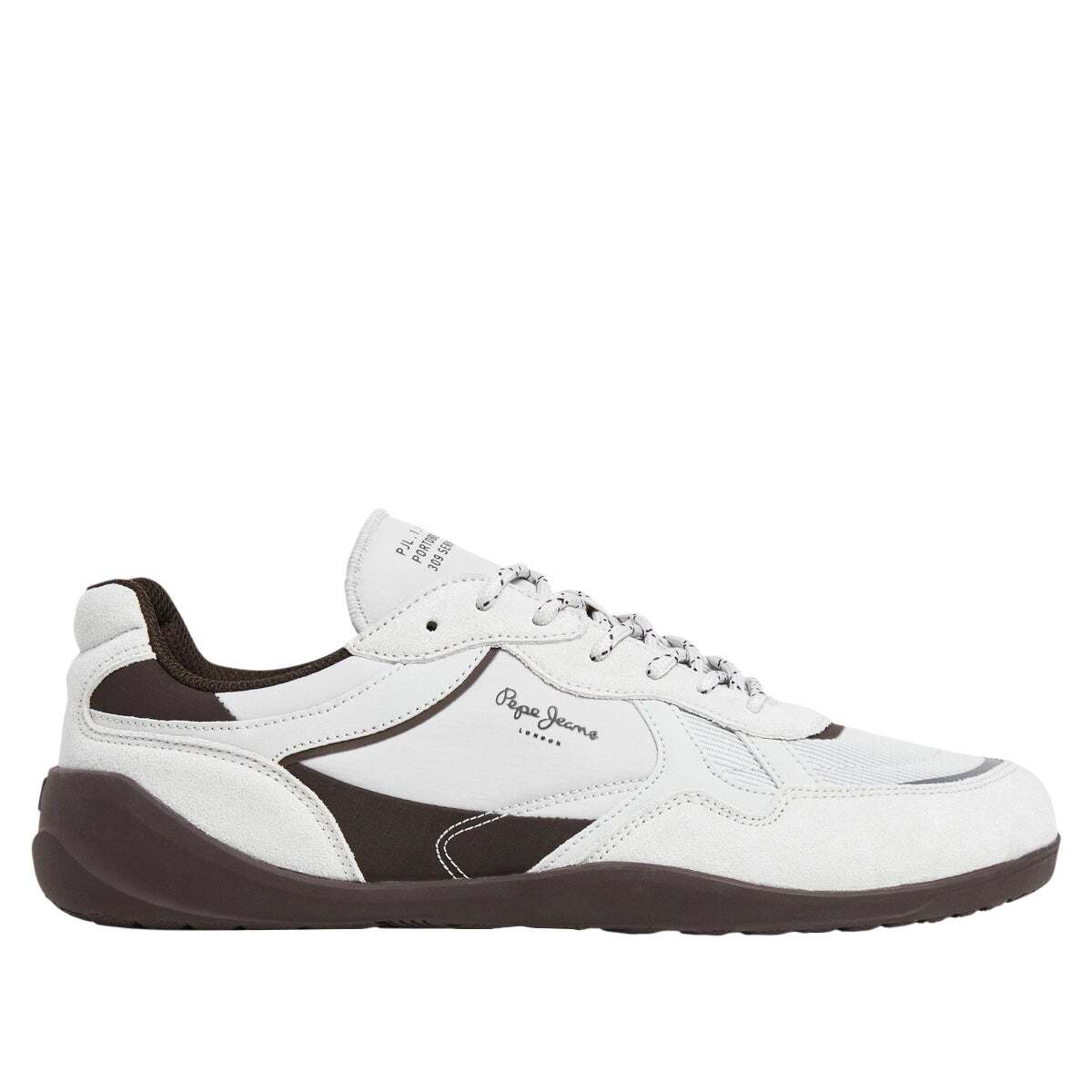 Savile - Baskets Combinées gris nacré, PEPE JEANS