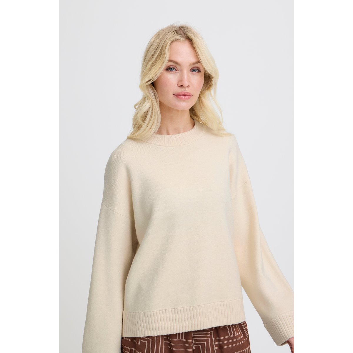 Á manches longues beige birch, B.YOUNG