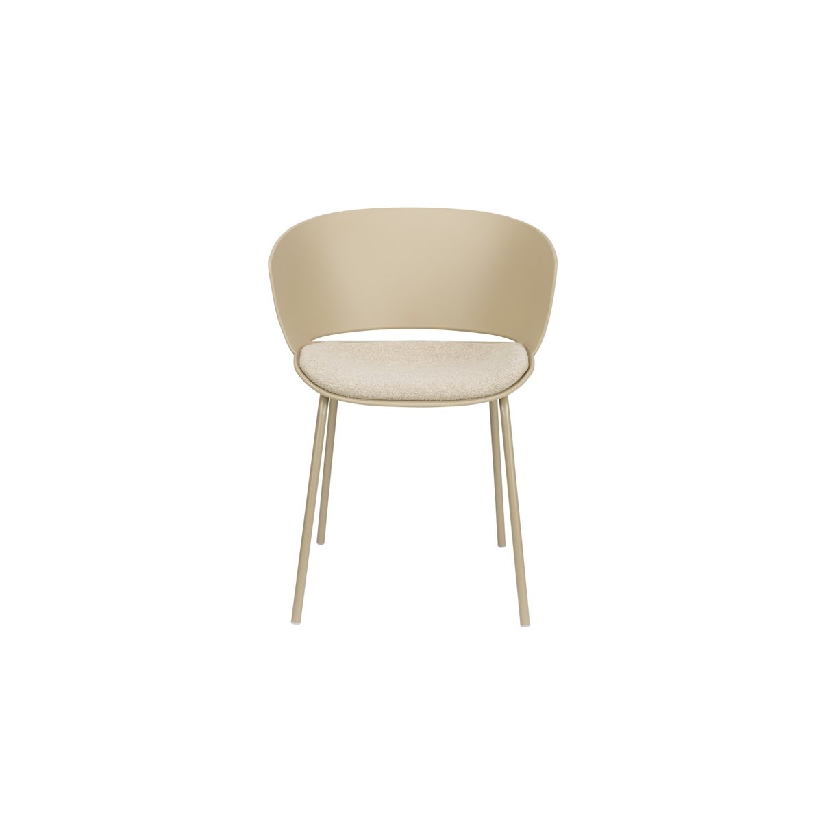 Chaise design (lot de 4), JESSICA beige, BOITE A DESIGN