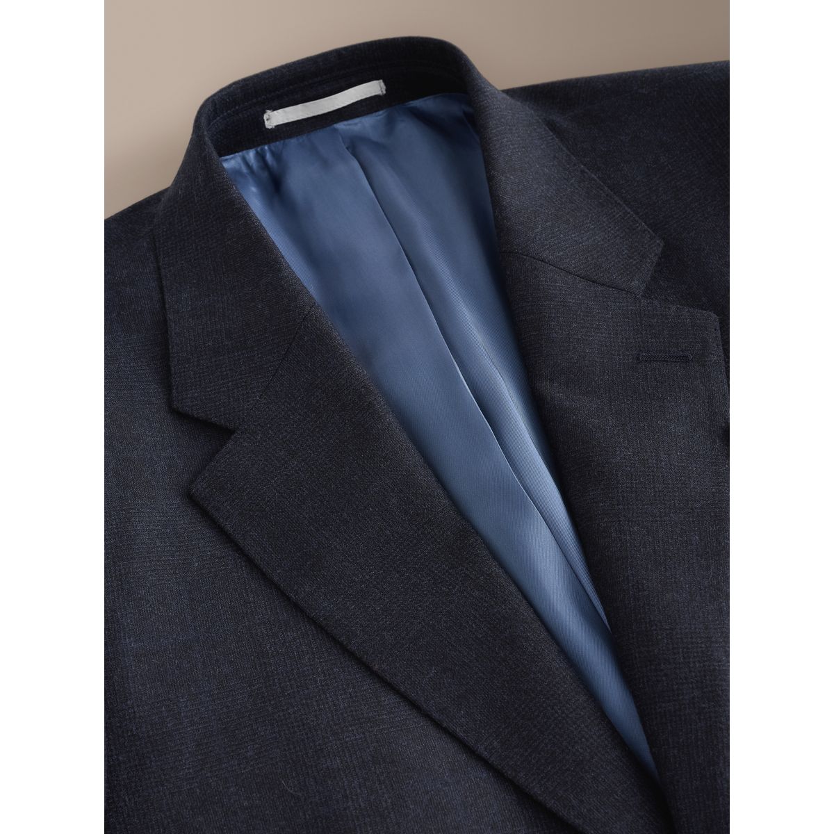 Veste de costume croisée en laine/cachemire signature bleu marine, NEXT