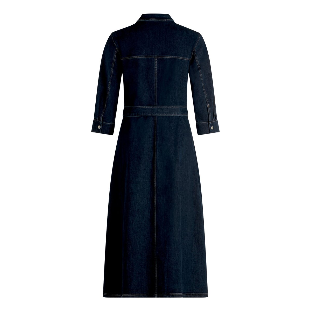 Robe-chemisier à patte de boutonnage dark blue denim, BETTY BARCLAY