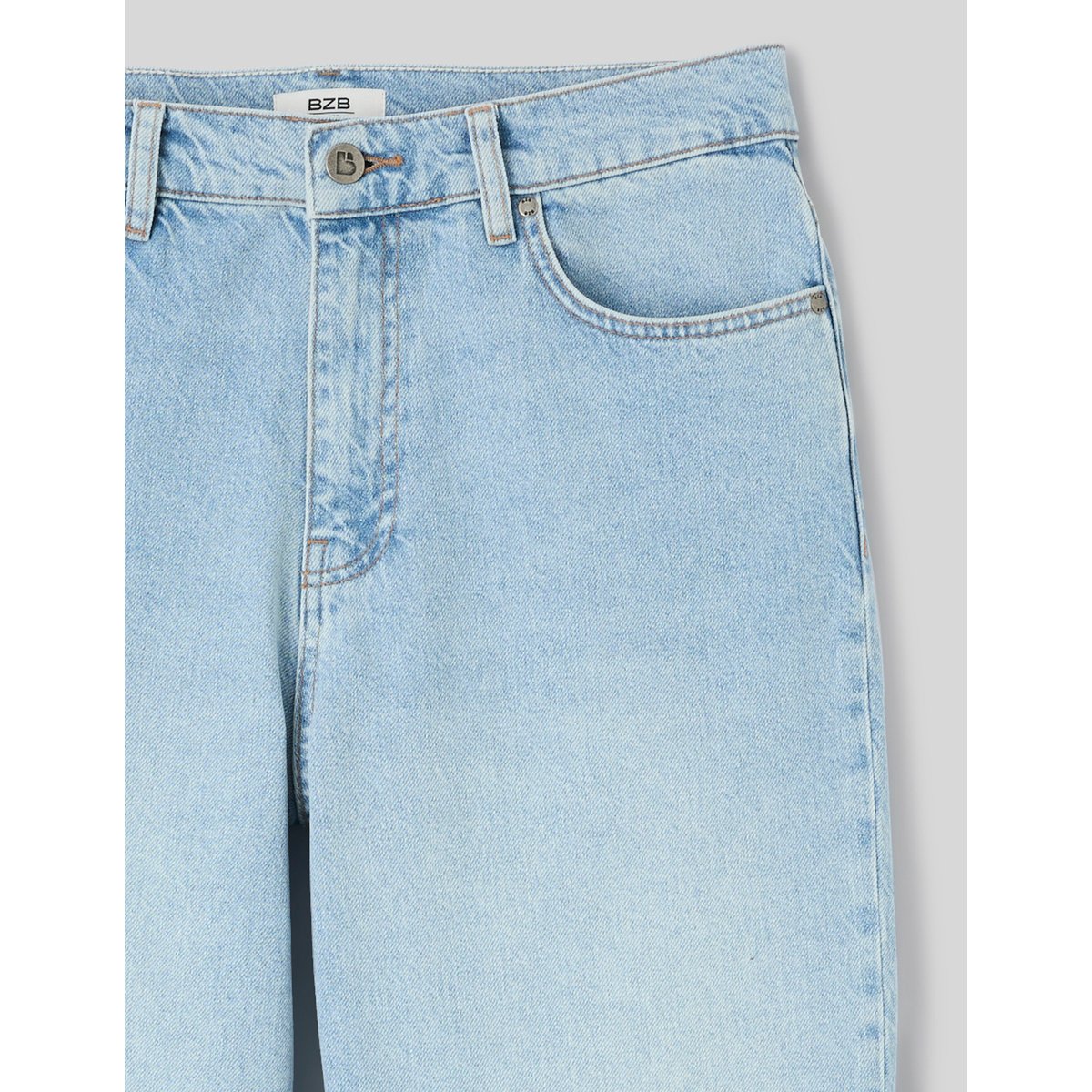 Jean loose 5 poches bleu clair, BZB