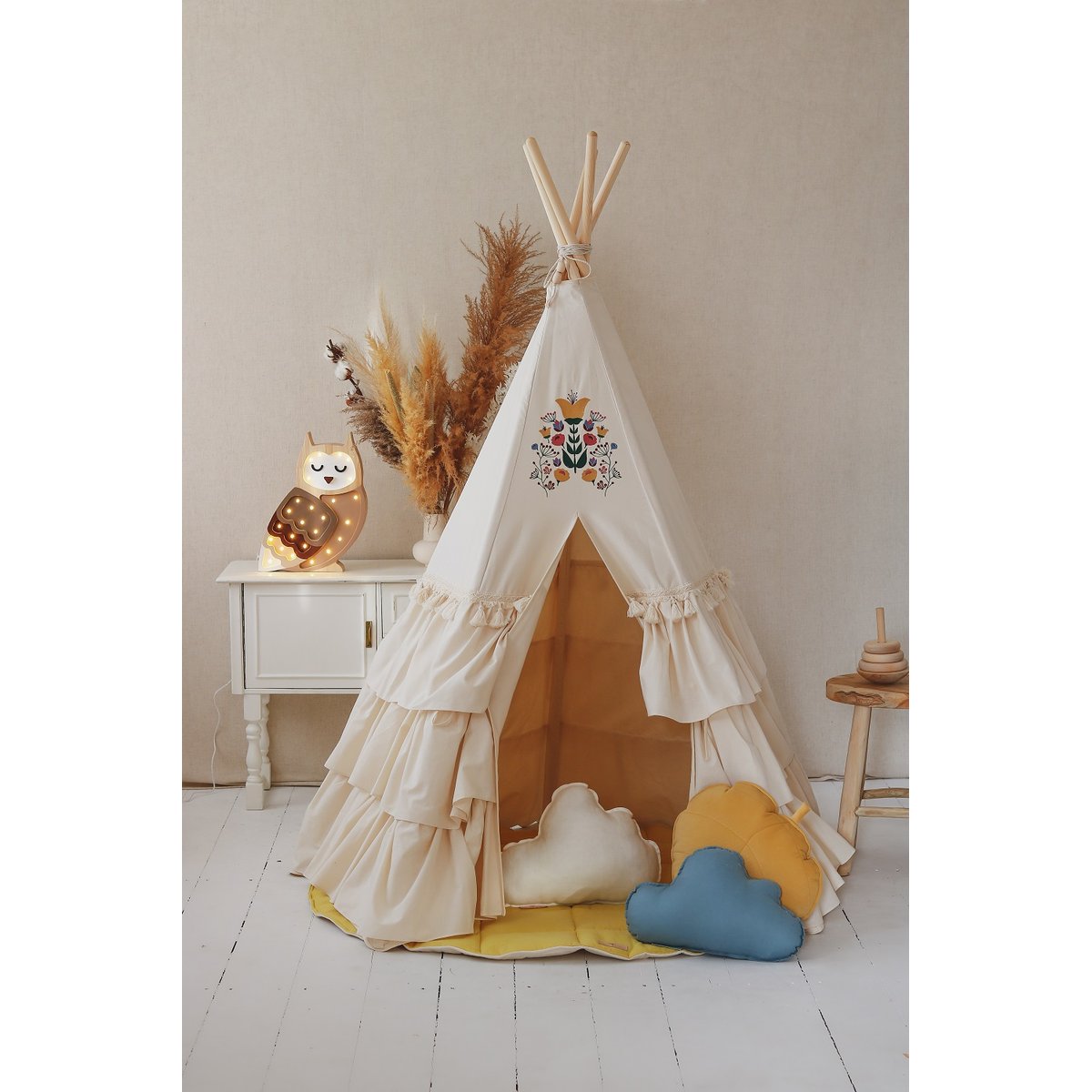 Lampe Veilleuse Chouette marron, LITTLE LIGHTS
