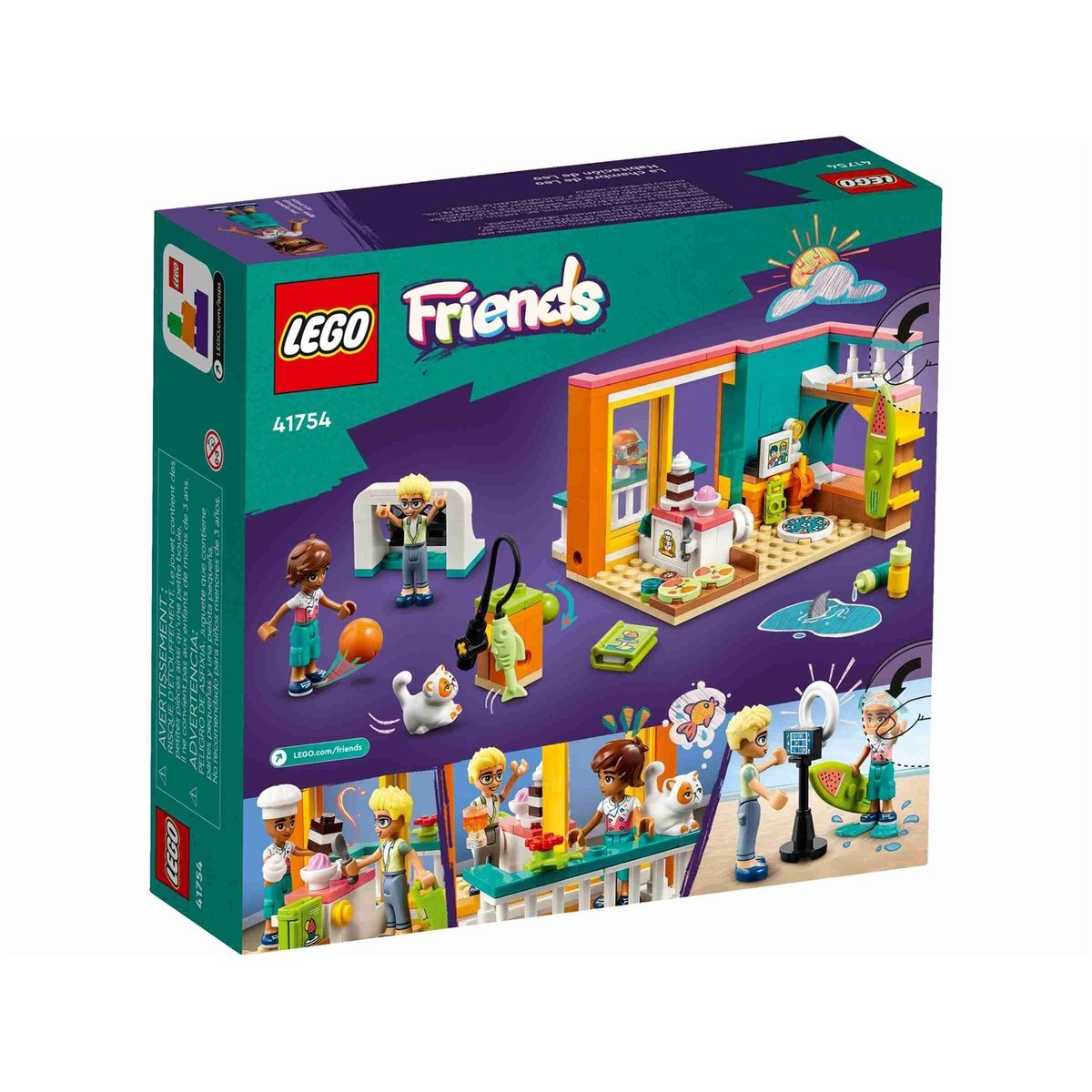 Friends La chambre de Léo multicolore, LEGO