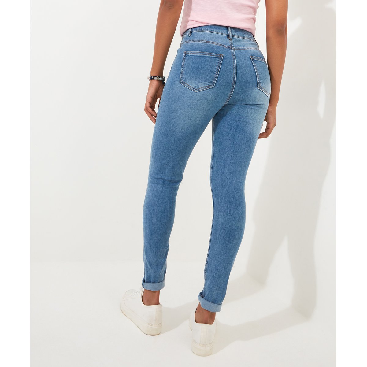 Jean Coupe Skinny en Contenu Recyclé marine, JOE BROWNS