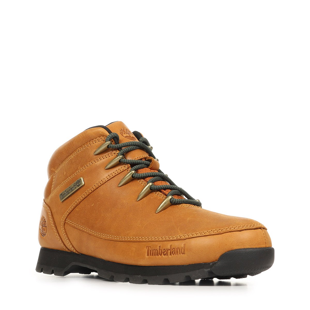 Boots EURO PRINT MID LACE wheat full grain with black, TIMBERLAND