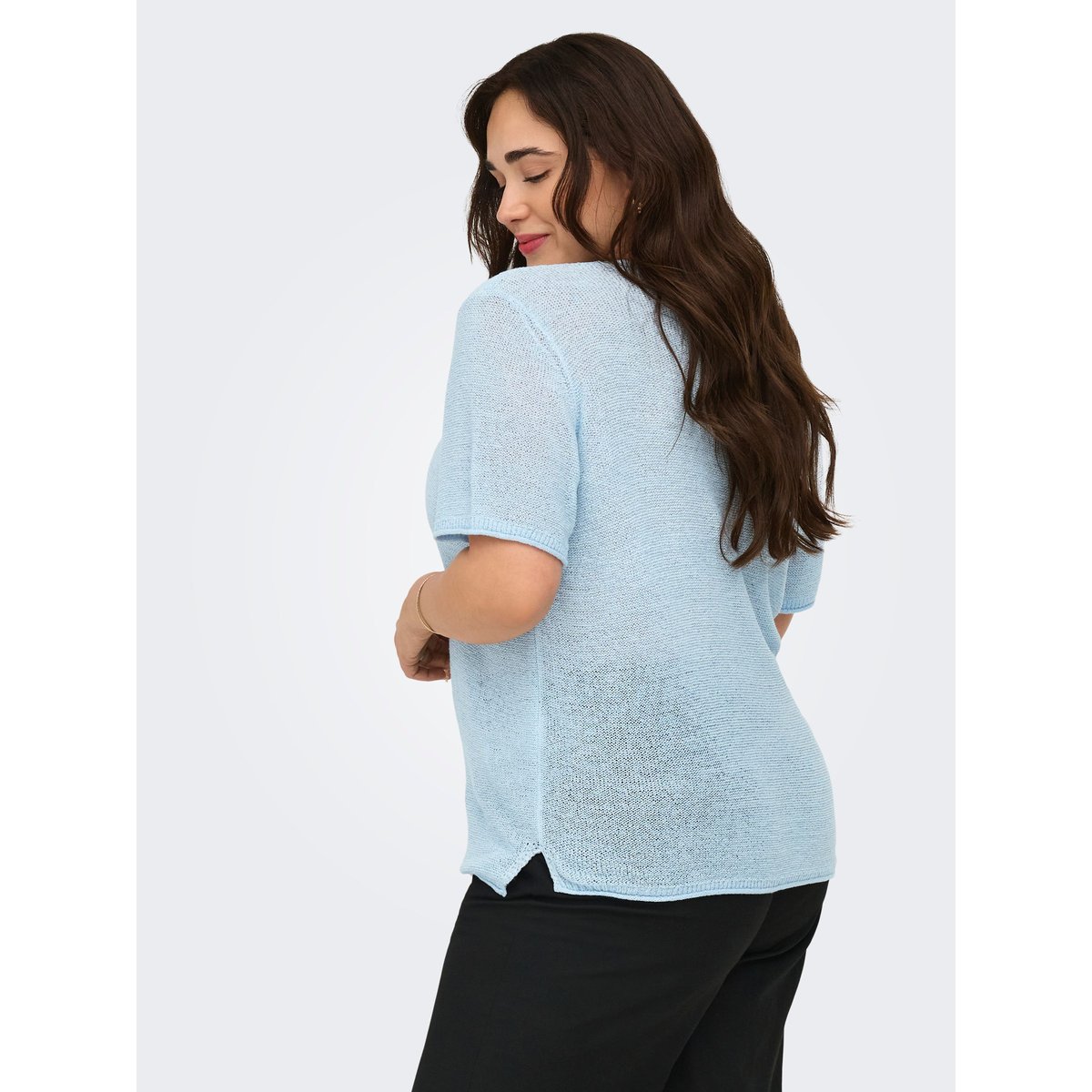 Top cashmere blue 1, ONLY CARMAKOMA