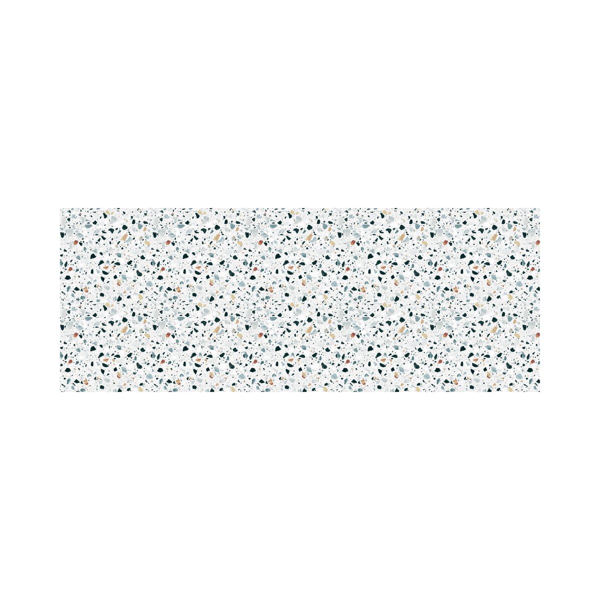 Tapis de couloir PVC tissé plat, RENATIE multicouleur, INSPIRE