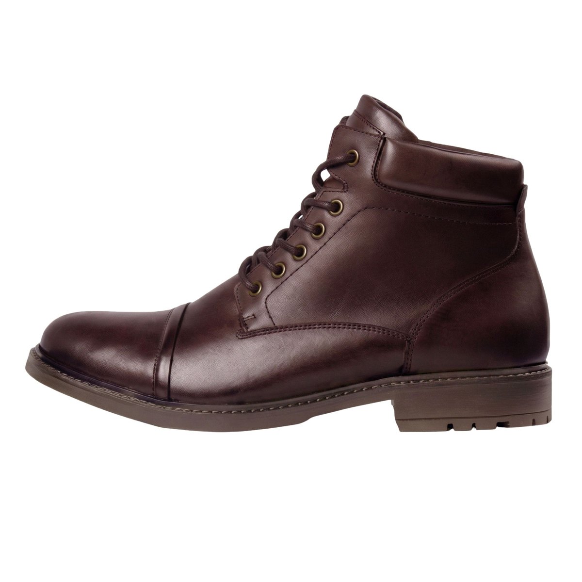 Boots rangers Elliot cuir marron, JULES & JENN