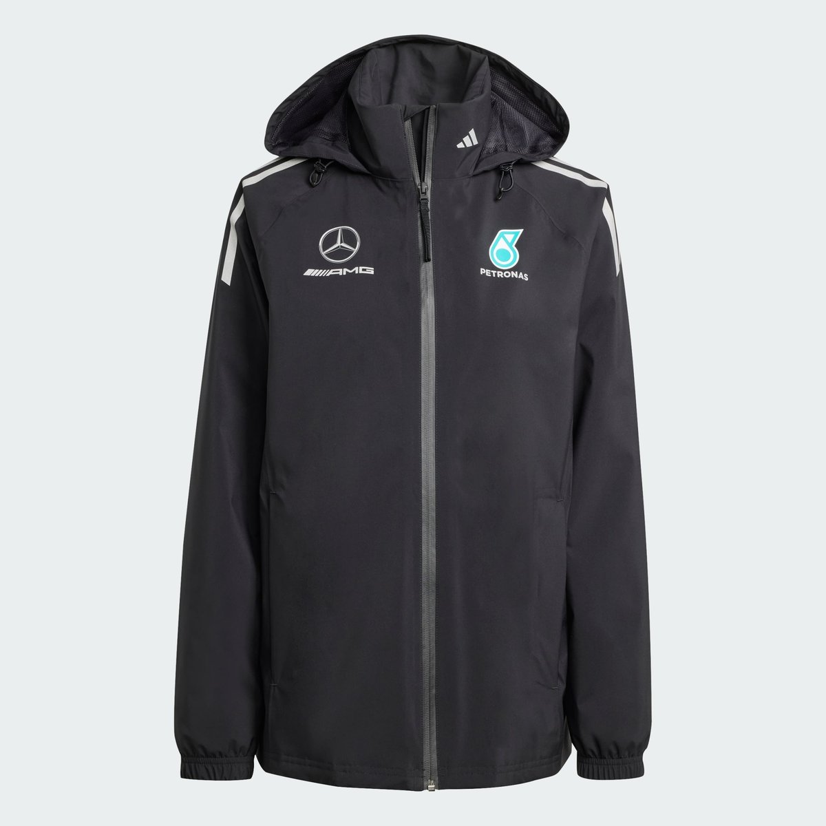 Veste De Pluie De Mécanicien Mercedes - Amg Petronas Formula One Team Veste De Pluie De Mécanicien Mercedes - Amg Petronas Formula One Team black / reflective silver, adidas Performance
