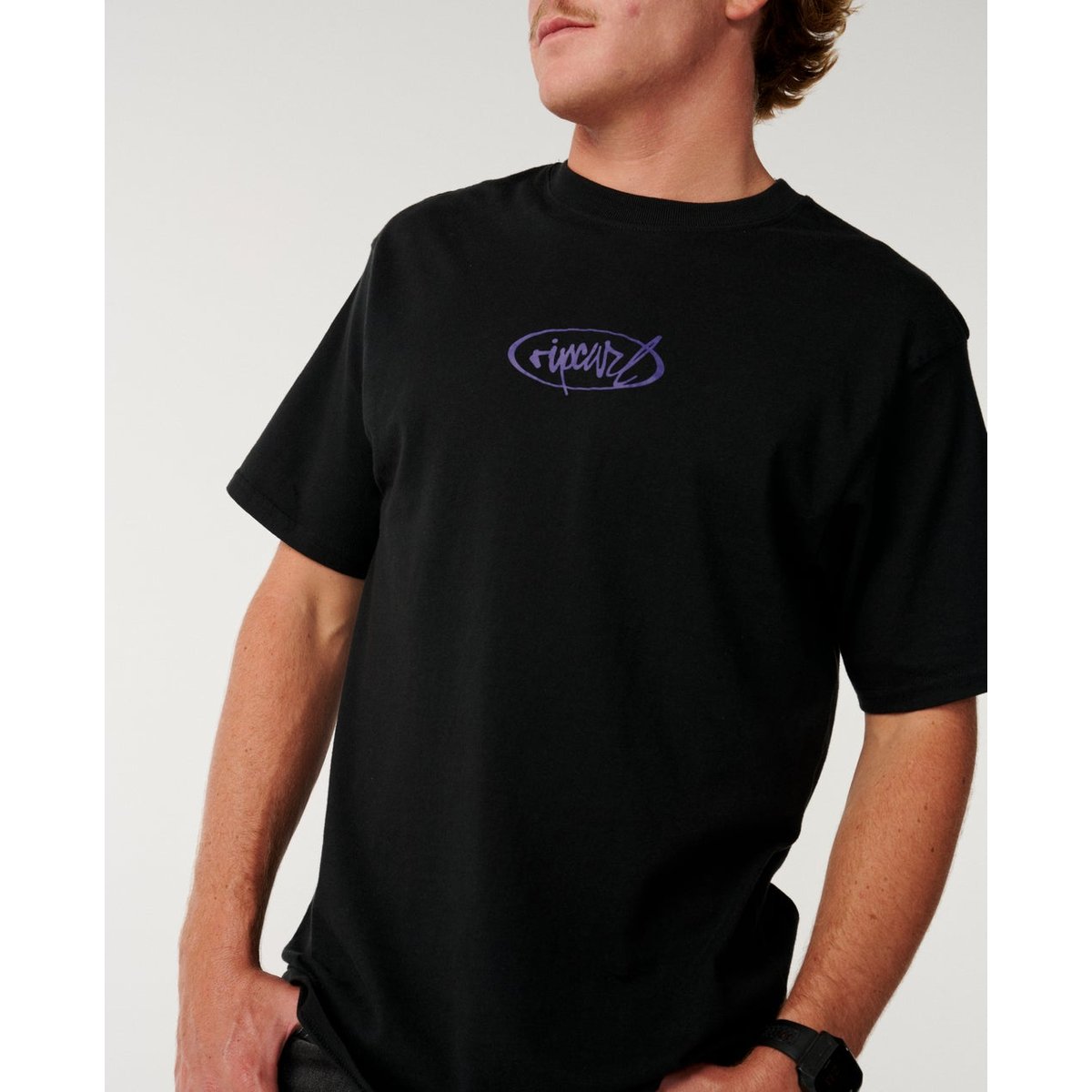 T-shirt RIP SCRIPTcoupe Loose noir, RIP CURL