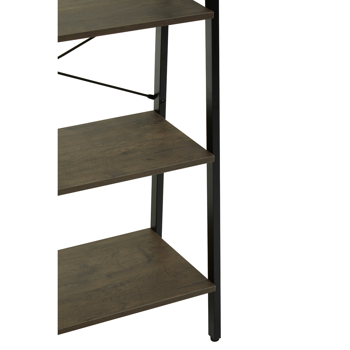Harlan 4-Tier Ladder Shelf brown              , SO'HOME