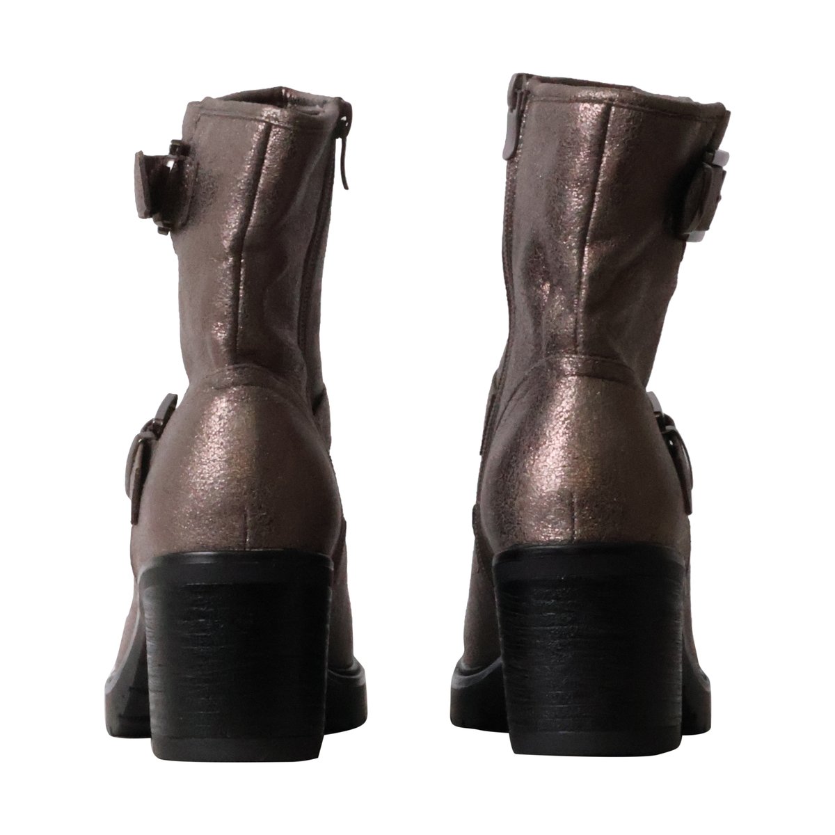 Bottines à Zip antracite-gun, ENZA NUCCI
