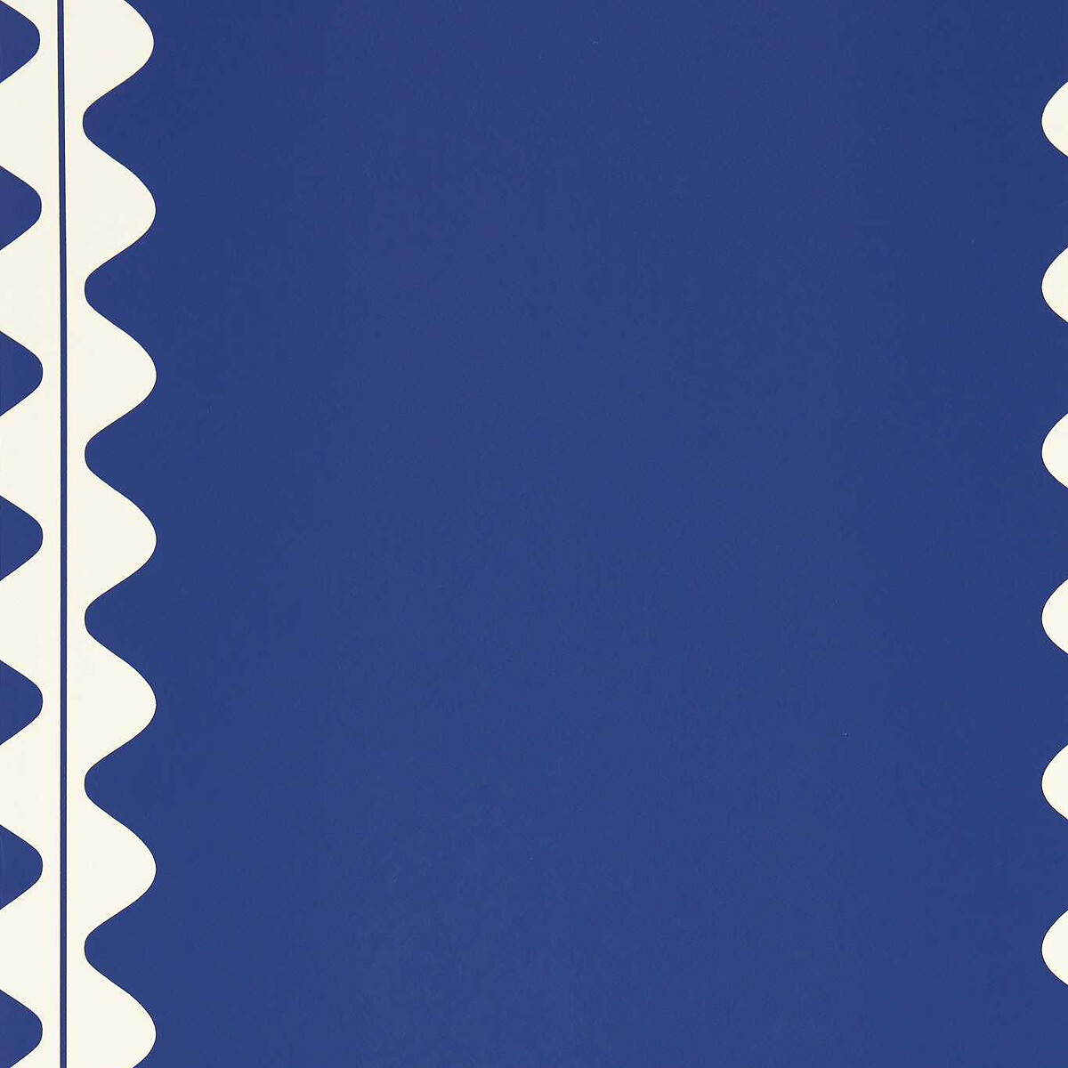 Ric Rac Lapis Blue Wallpaper blue, HARLEQUIN X SOPHIE ROBINSON