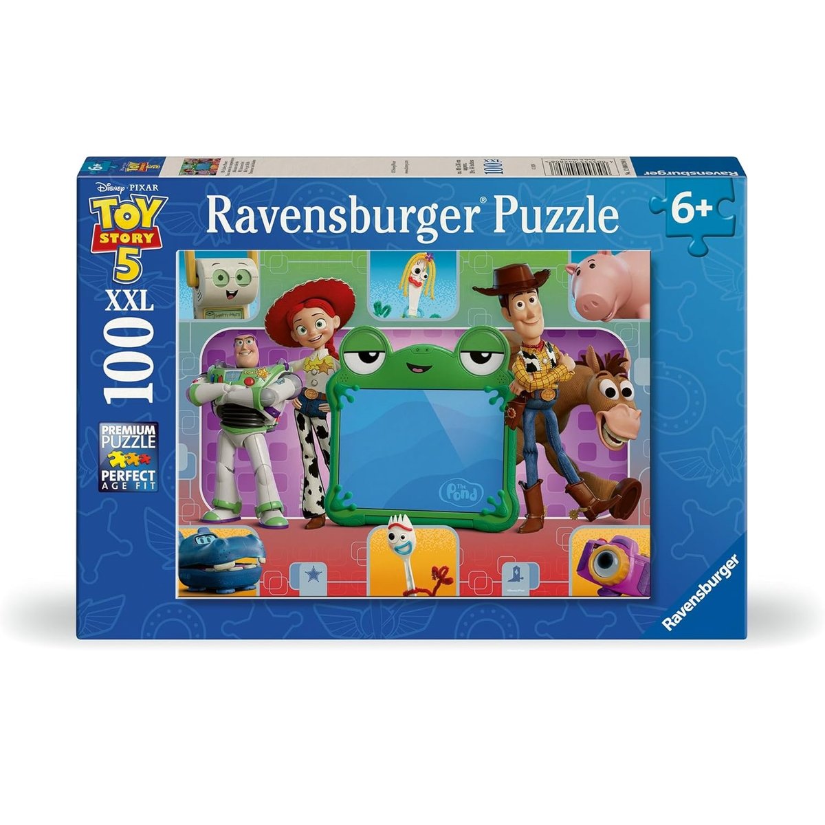 Puzzle Toy Story 5 100 pcs XXL bleu, RAVENSBURGER