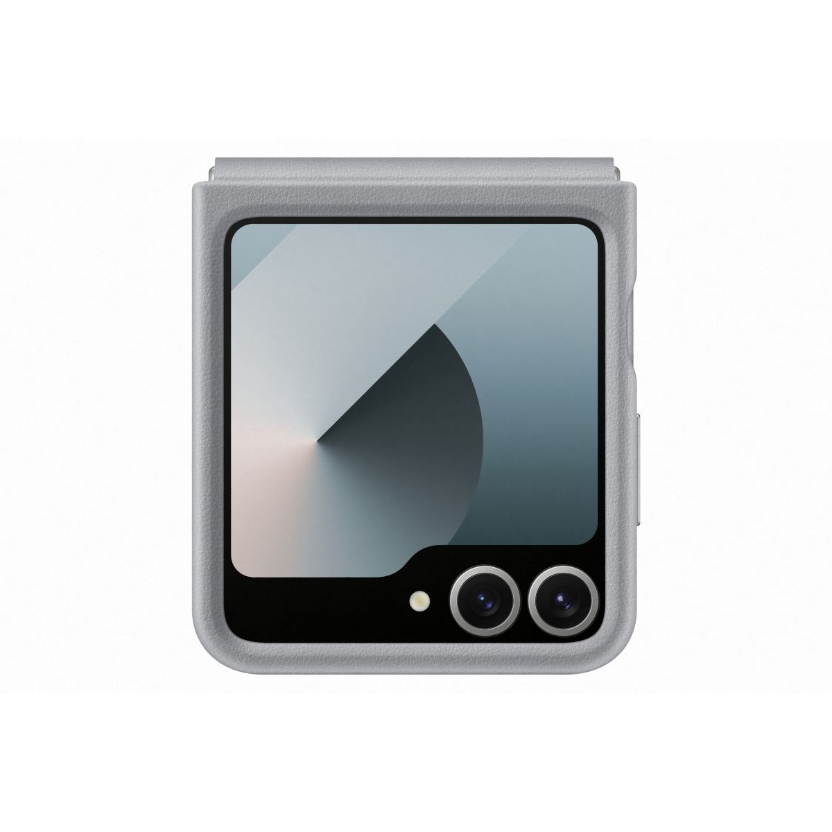 Coque Z Flip6 Gris Premium design couleur unique, SAMSUNG
