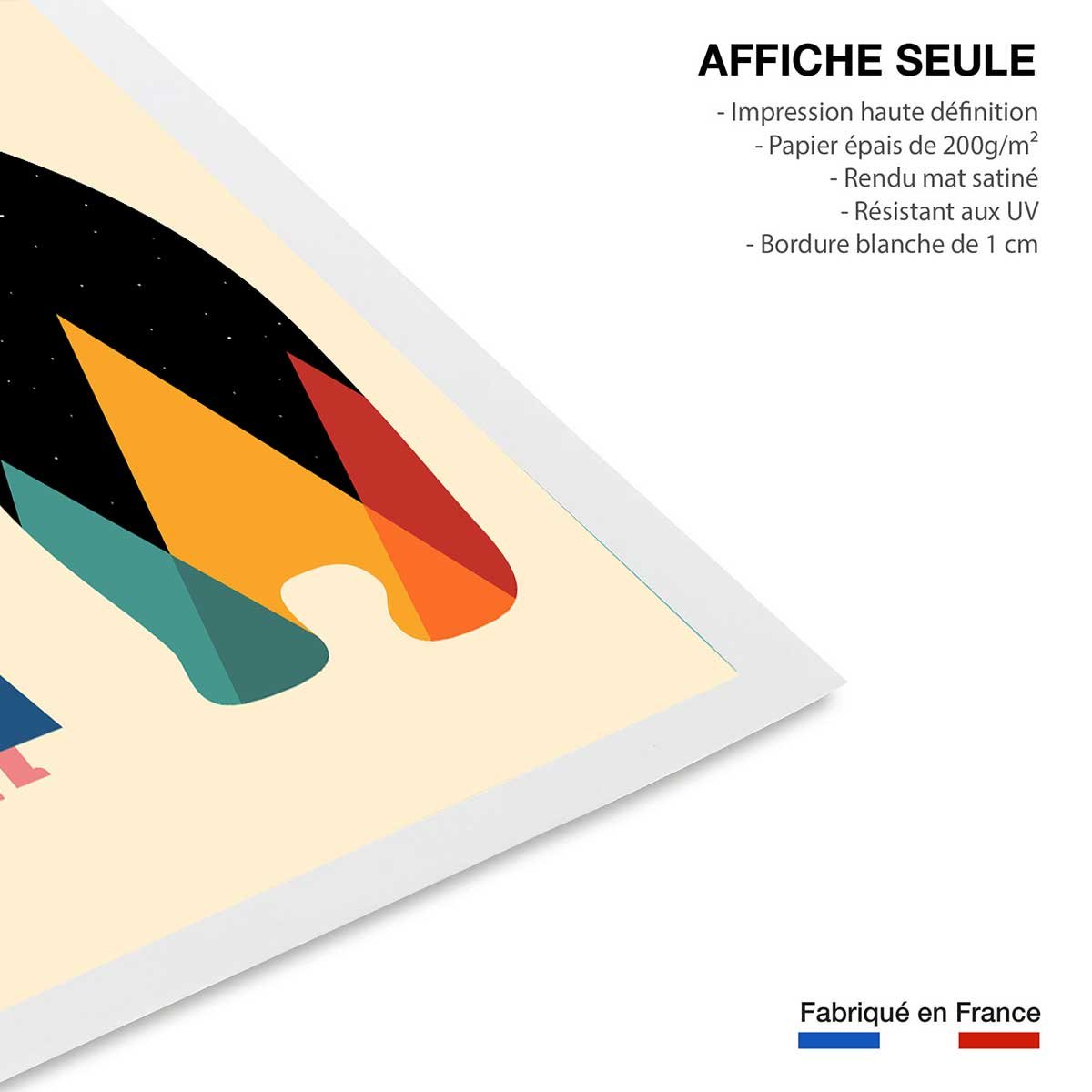 Affiche enfant go home affiche seule, HEXOA