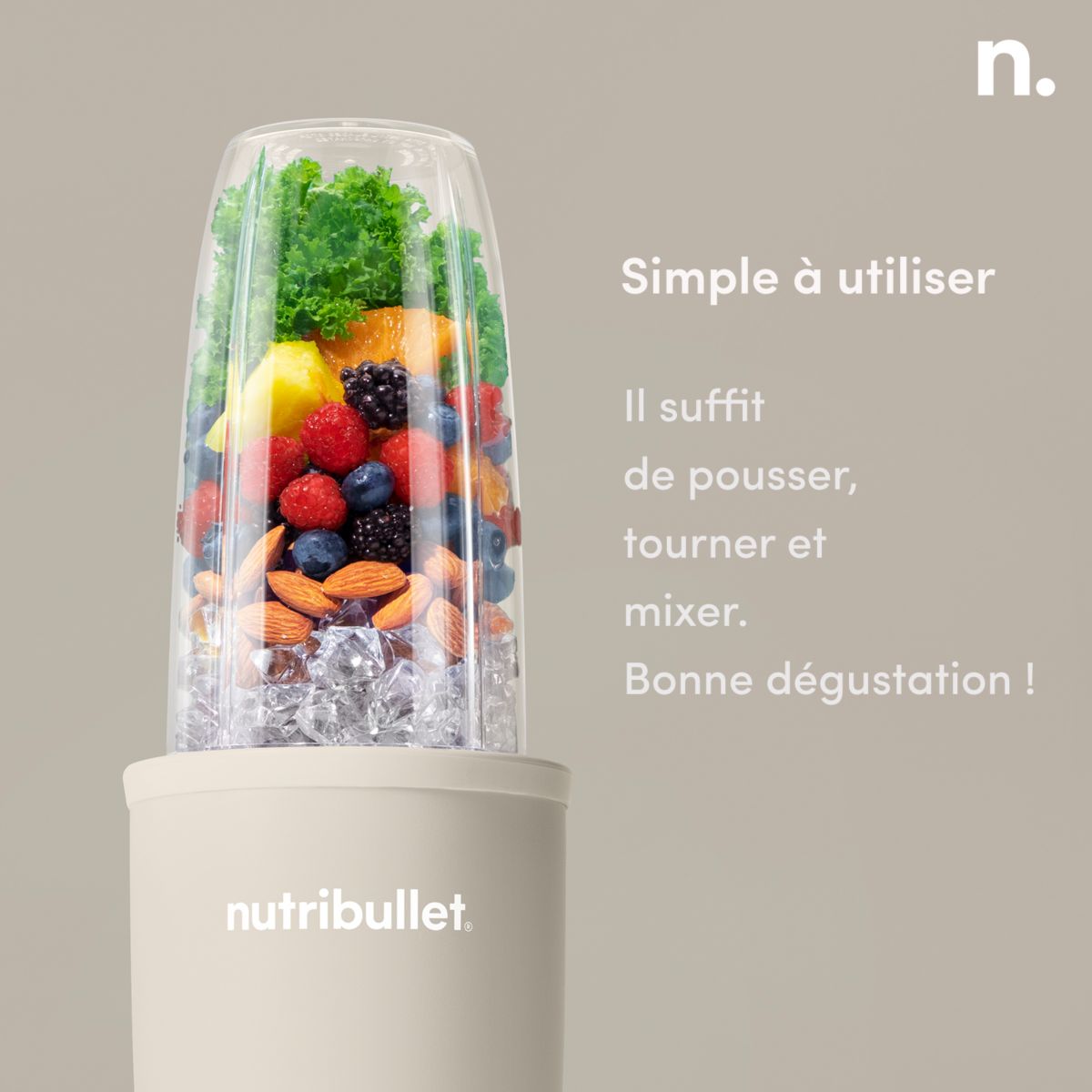 Blender Pro NB907MASN couleur unique, NUTRIBULLET