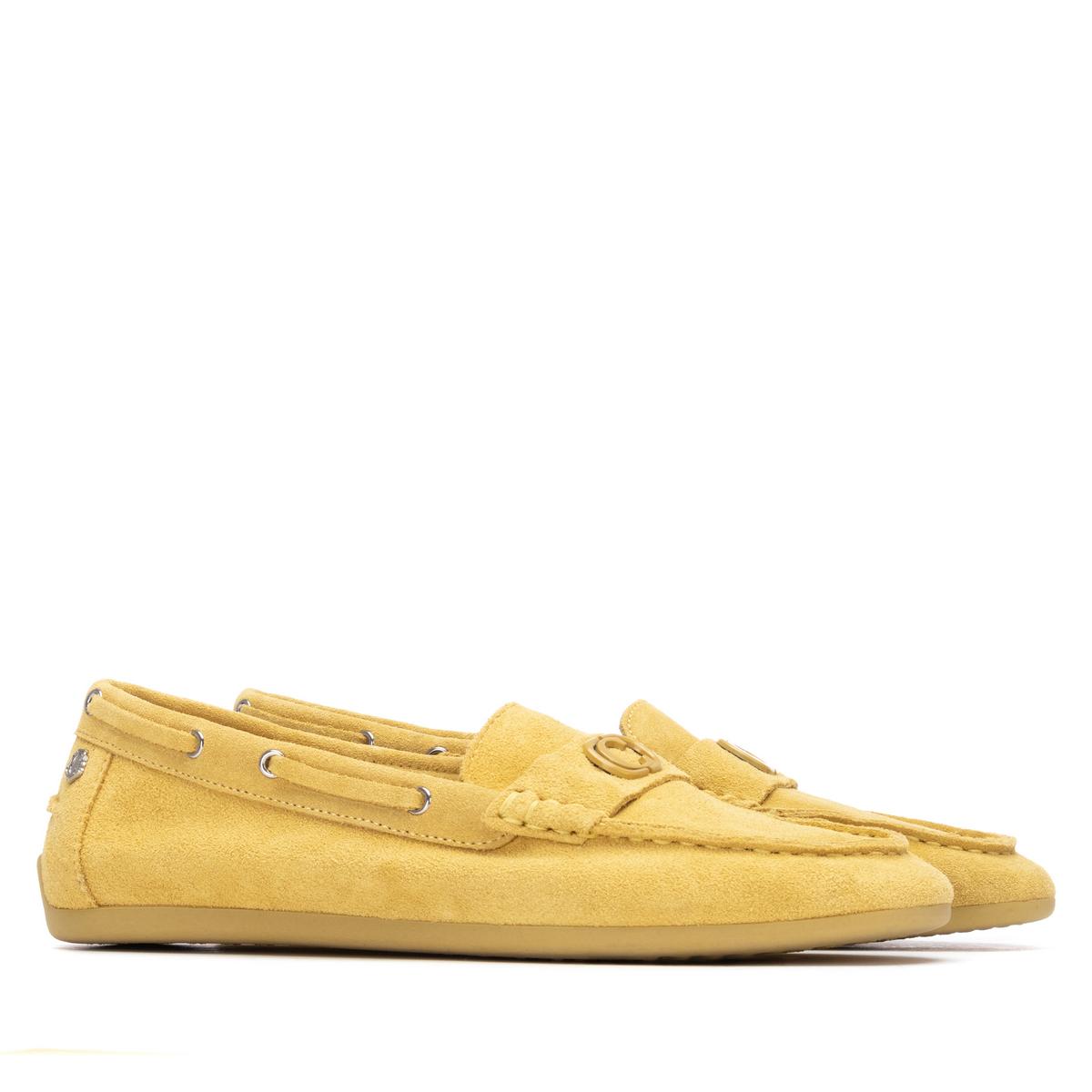 Chaussure Mocassin Plaine Décontractée jaune, CARMELA