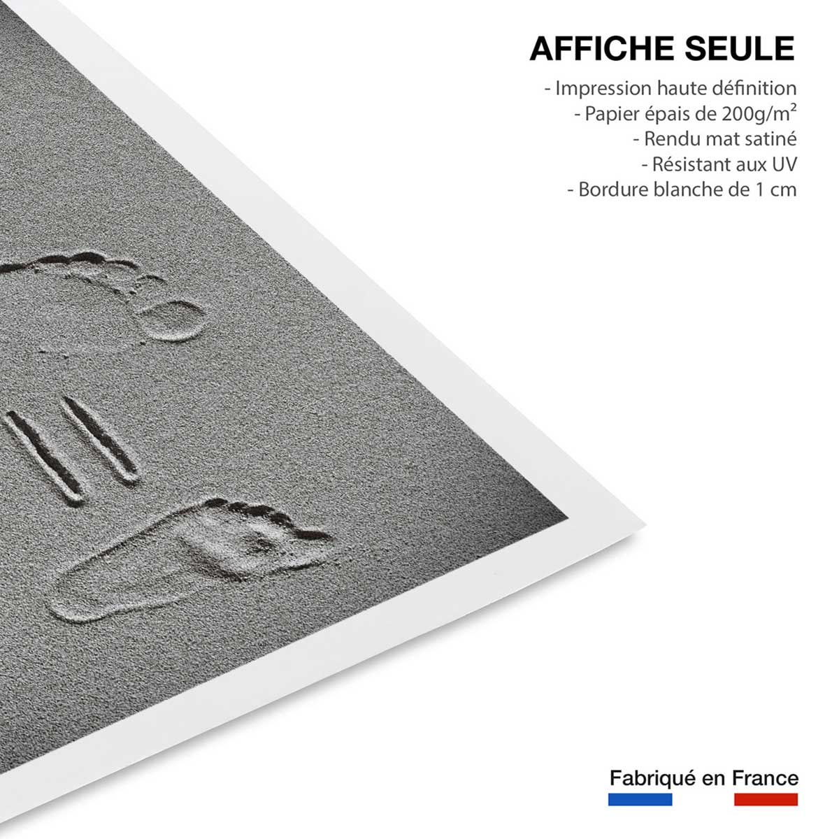 Affiche enfant faire part affiche seule, HEXOA