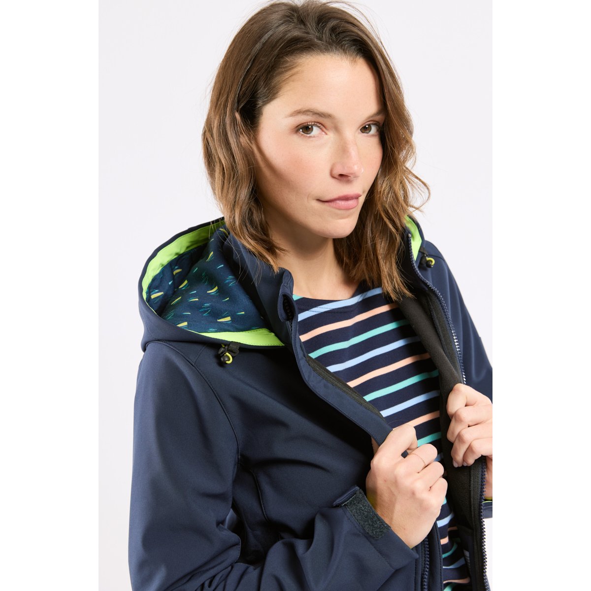 Veste softshell bi-color navy, ARMOR-LUX