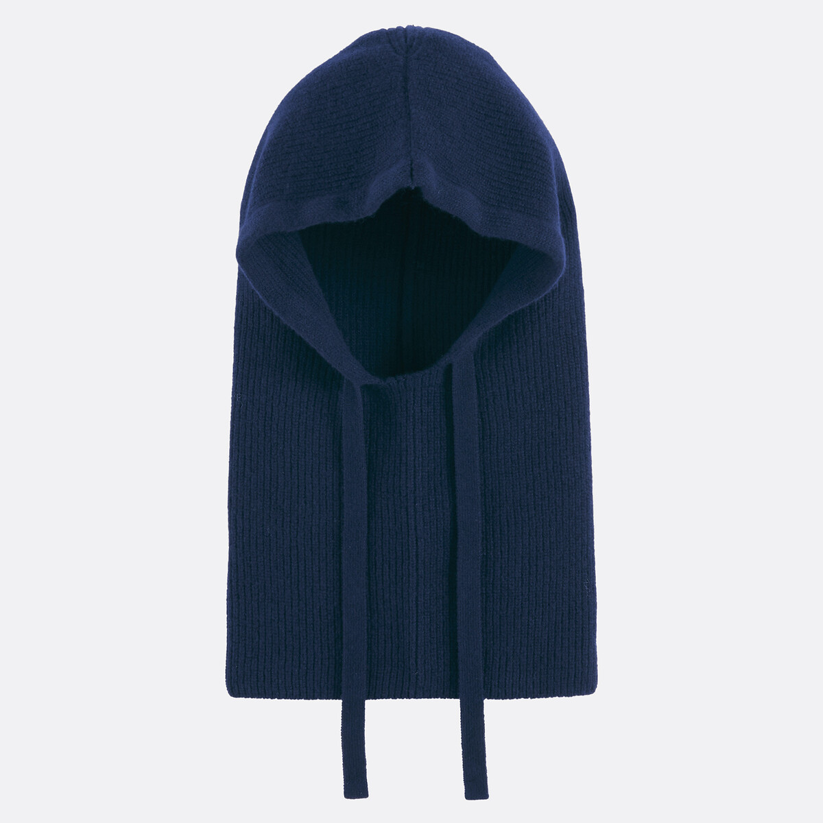 Passamontagna in misto lana/cashmere blu marino, LA REDOUTE COLLECTIONS