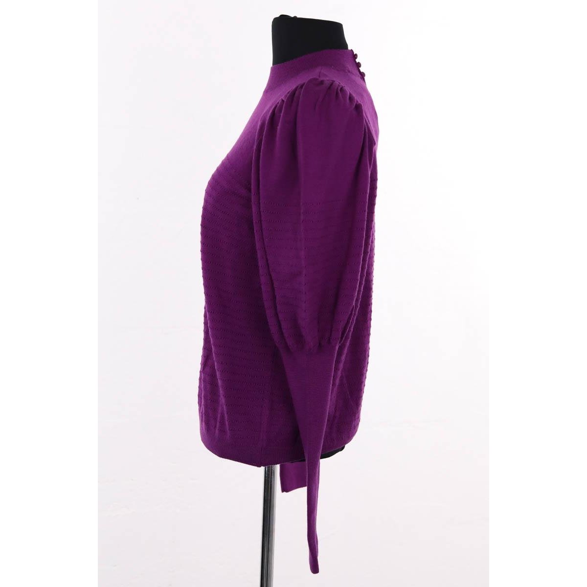 Pull - Très Bon État violet, SEZANE