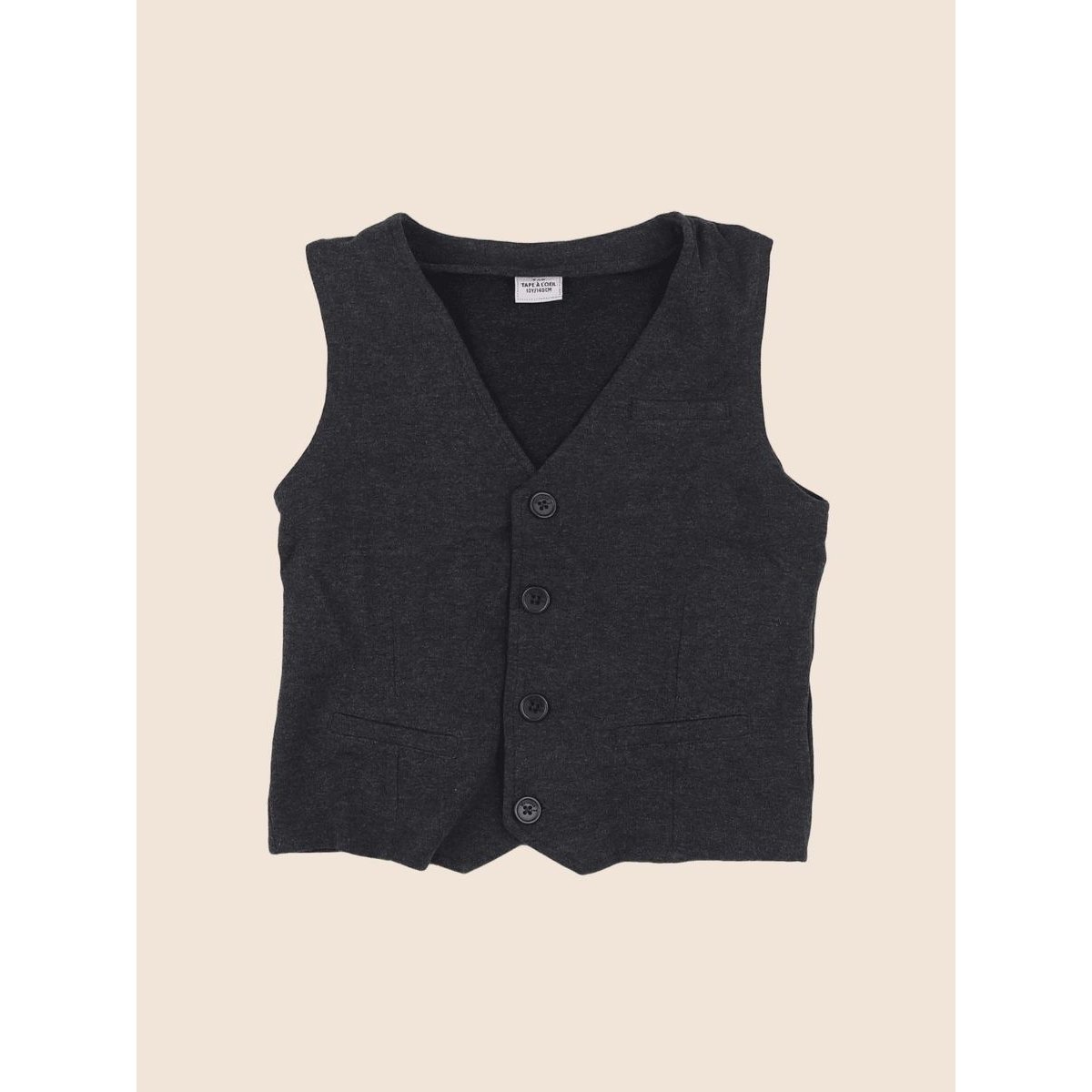 Gilet - Très bon état gris, TAPE A L'OEIL