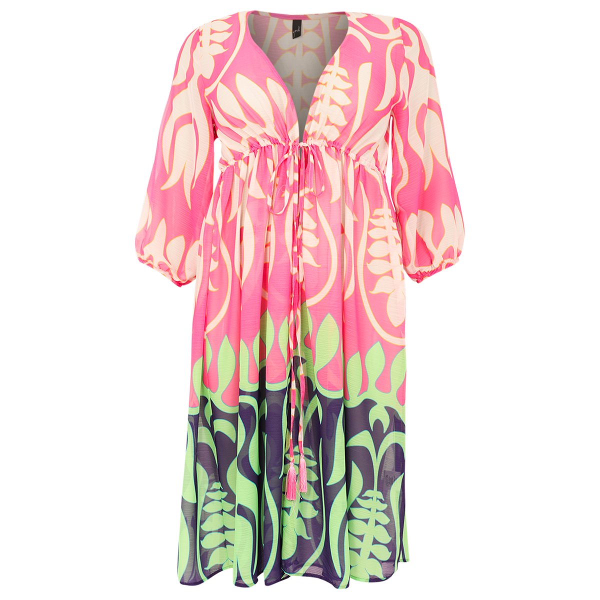 Cardigan imprimée rose, YOEK