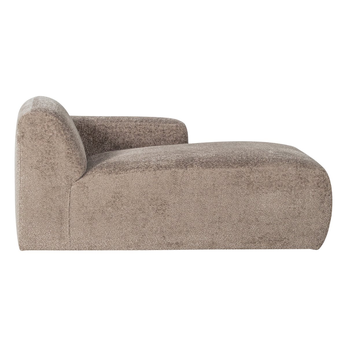 Élément chaise longue droit laine MOJO BASE sable foncé, WOOOD